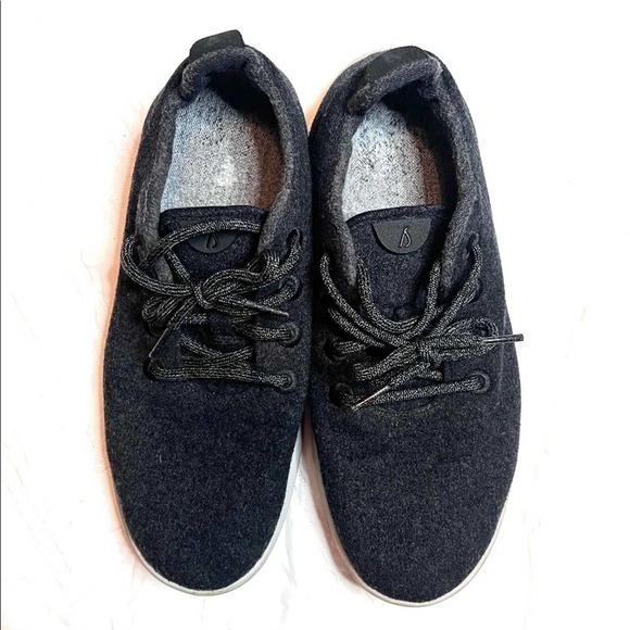 Allbirds Mens Wool Runners charcoal black size 10 - Picture 2 of 8